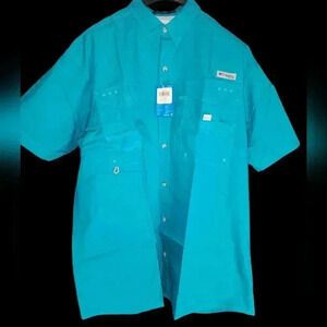 Men’s PFG Bonehead™ Short Sleeve Shirt. Size Large. NWT! Color Miami